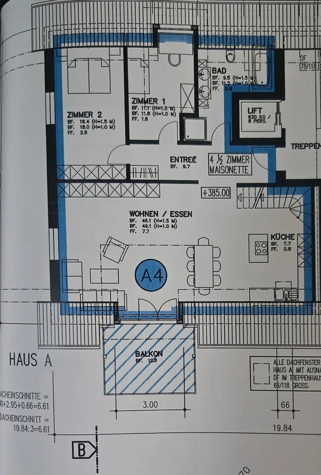 Dachmaisonette befristet