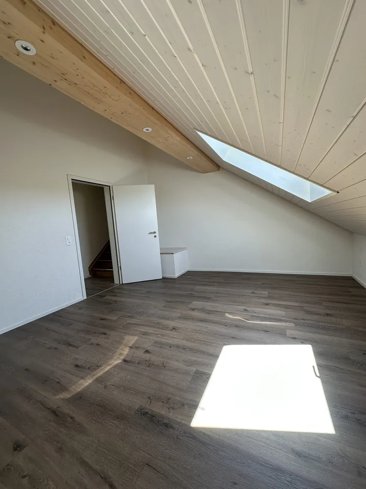 Grosszügige 3.5-Zimmer-Dachwohnung, Erstbezug nach Sanierung, 85 m² + 20 m² Nebenfläche