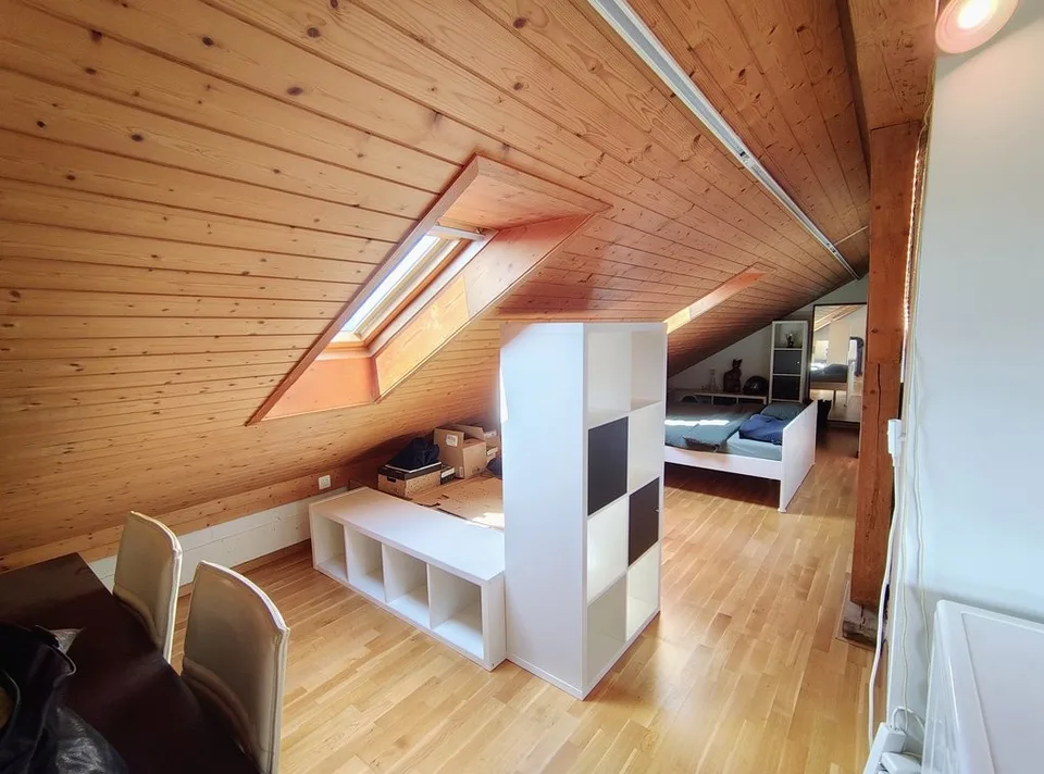 Schöne, helle 1-Zimmer Mansarde in Birsfelden