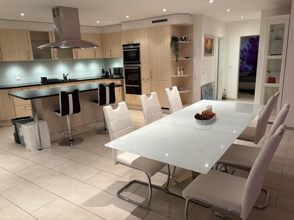 Stylish 4.5-Room Furnished Apartment for Rent in Binningen