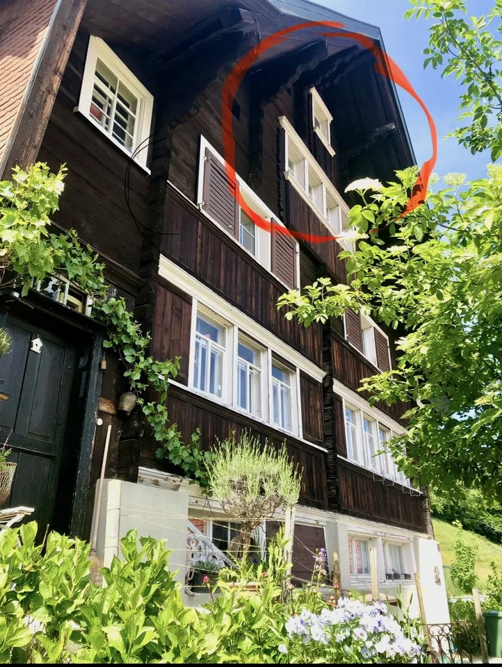 Heimelige 3-Zimmer Wohnung mit Weitblick am Fusse des 5-Länderblicks