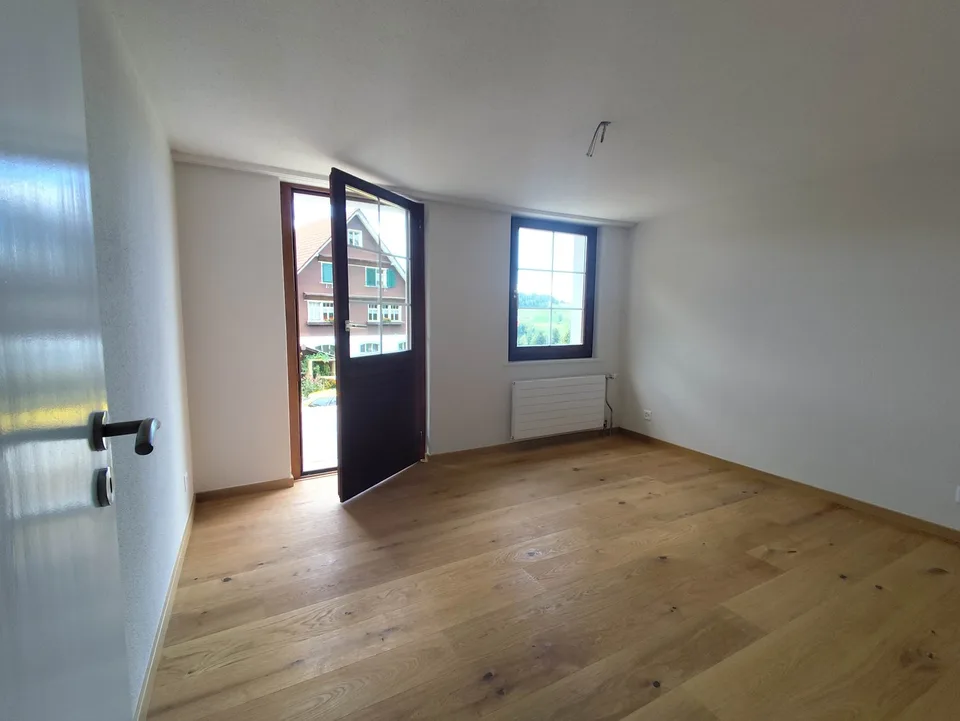 Charmante 3.5-Zimmer-Terrassenwohnung im Erdgeschoss in Mogelsberg