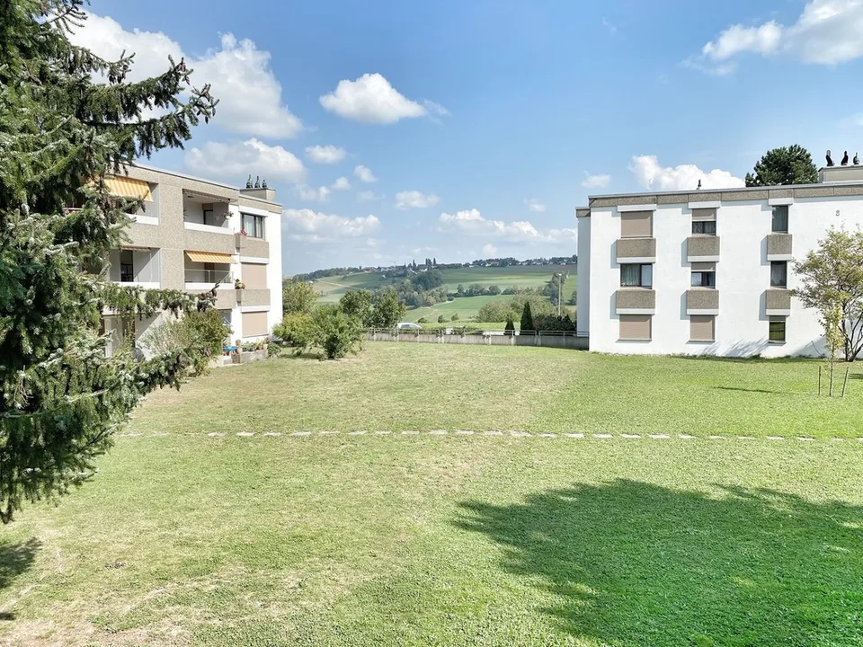 3.5 Zi-Wohnung in MFH an ruhiger, sonniger Wohnlage mit viel Grün