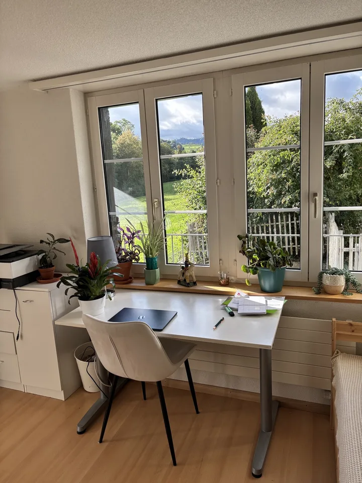 Zu vermieten in Wyssachen sonnige, spezielle 3-Zimmer-Wohnung