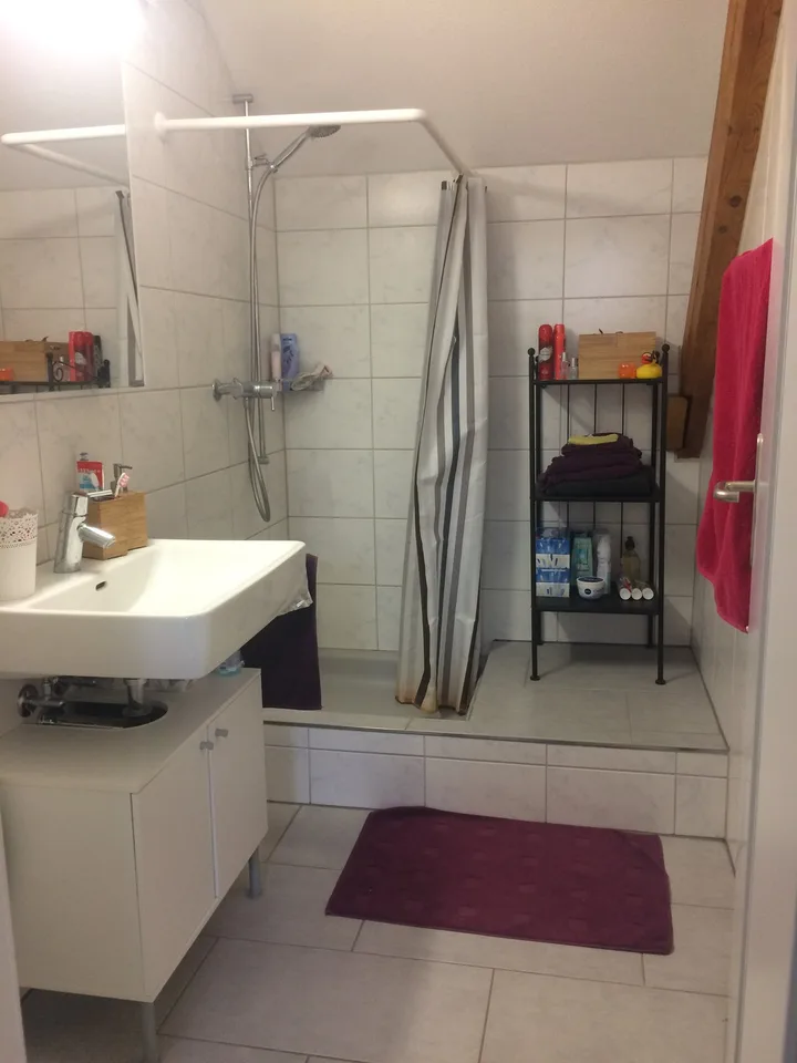 Kleine 2.5-Zimmer-Dachwohnung im 3. Stock ohne Lift und ohne Balkon