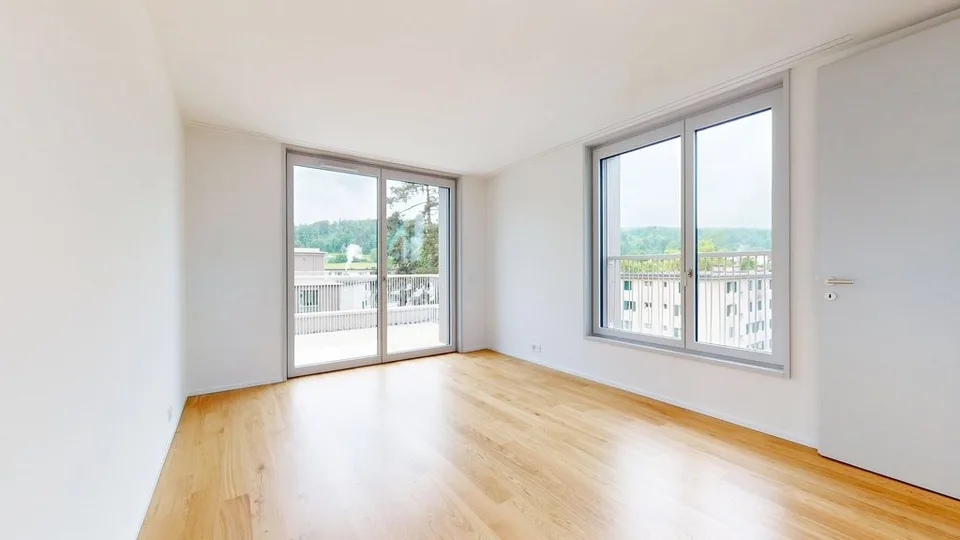 Appartement maisonnette moderne 2 pièces avec balcon à Zürich-Stettbach – photo 5 sur 6