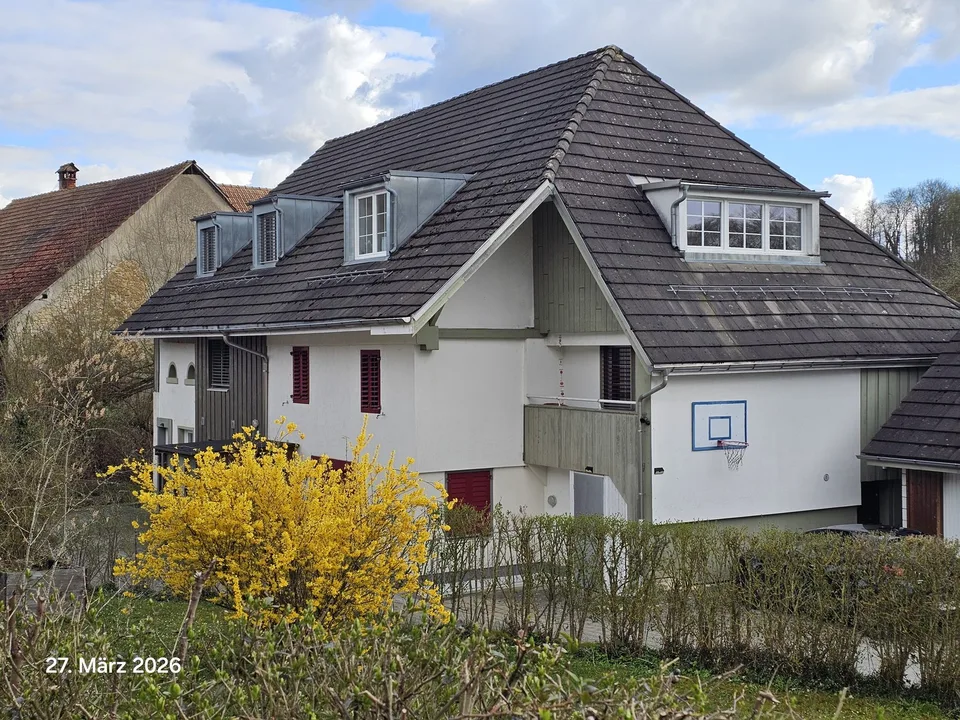 3.5 Zimmer Maisonettegartenwohnung in Tegerfelden