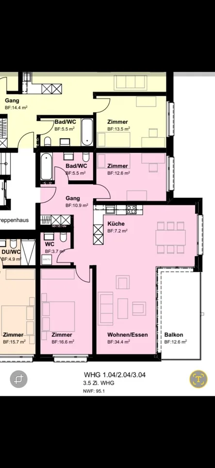 Zentrum, 2, 6206 Neuenkirch - CHF 1’990 inkl. NK pro Monat