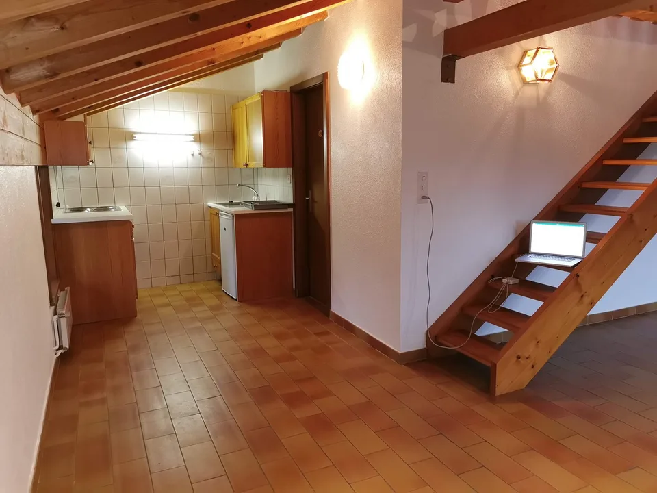 Grand studio 60 m² avec mezzanine, Neyruz (FR)