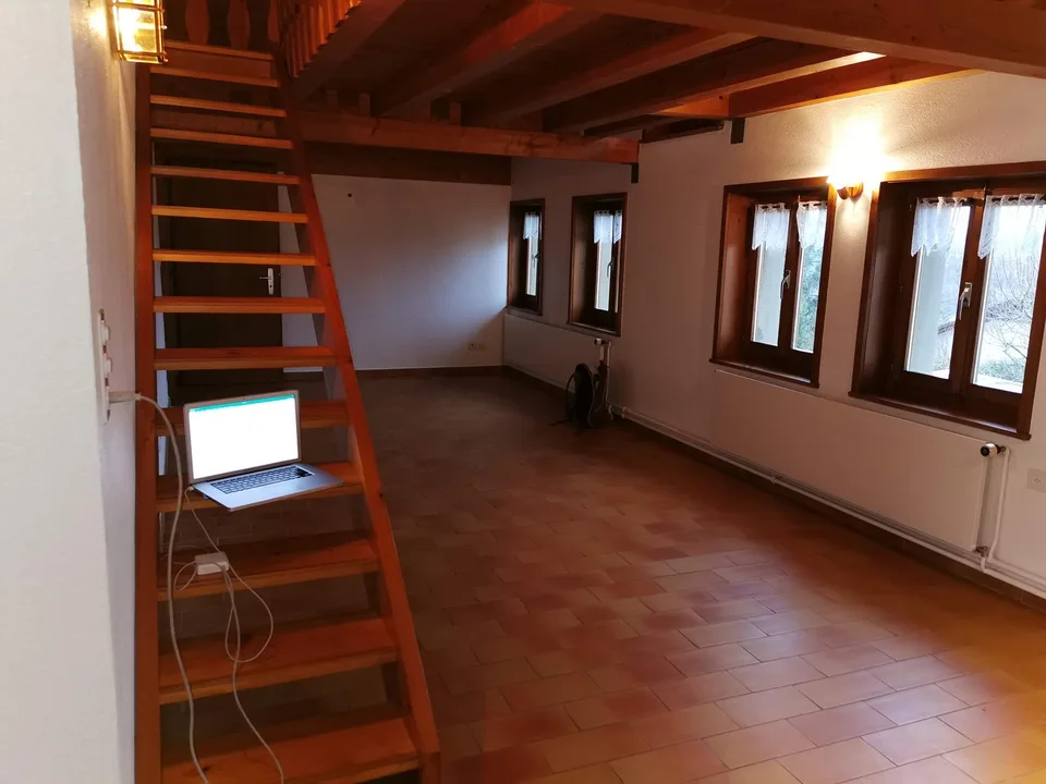 Grand studio 60 m² avec mezzanine, Neyruz (FR)