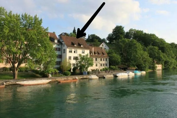 4-Zimmer-Dachwohnung Fischerhaus 15. Jh direkt am Rhein