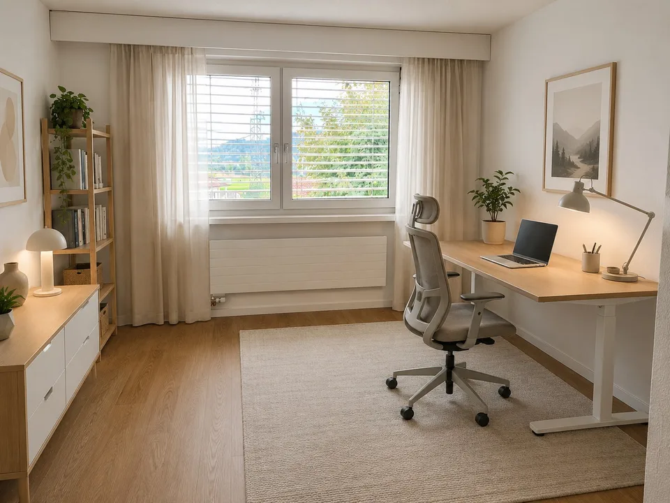 Grosse, sanierte charmante 4.5-Zimmerwohnung mit Aussicht