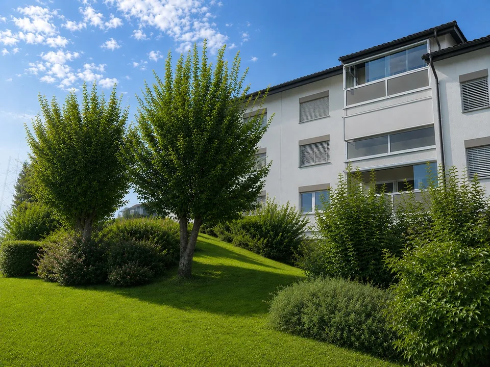 Grosse, sanierte charmante 4.5-Zimmerwohnung mit Aussicht