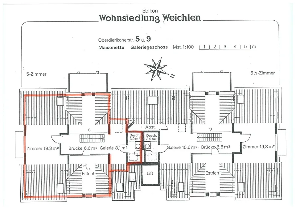 grosszügige 4 1/2 Zimmer-Maisonettewohnung