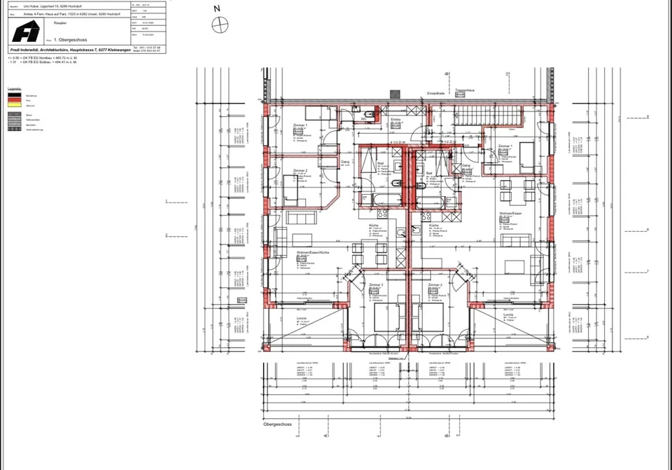 Zu vermieten per 1. November 4.5 Zimmer Wohnung in Eigentumsstandard