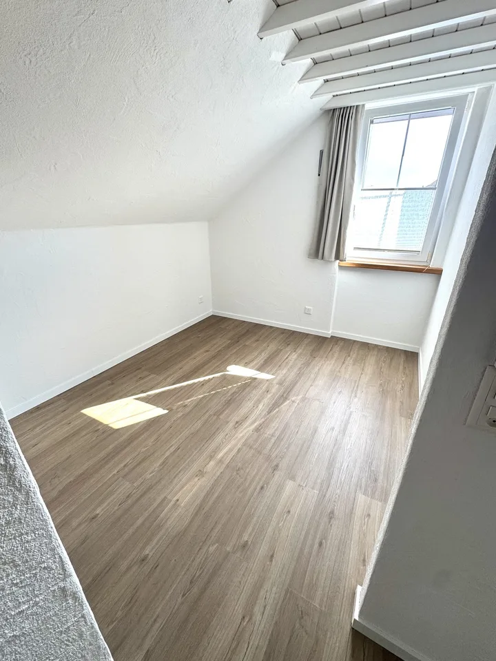 Wohnen mit Loft-Charakter – Charmante 3 Zimmer-Dachwohnung in Leibstadt