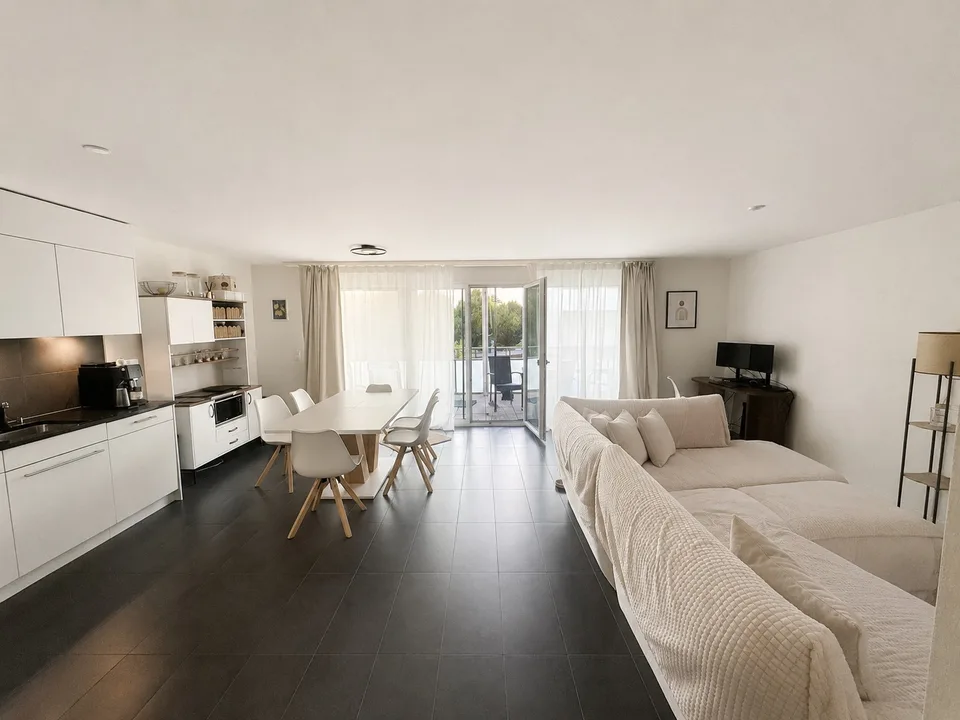 Appartement à louer à Düdingen 2.5 pièces intérieur 67 m' avec terrasse de 17,8 m2