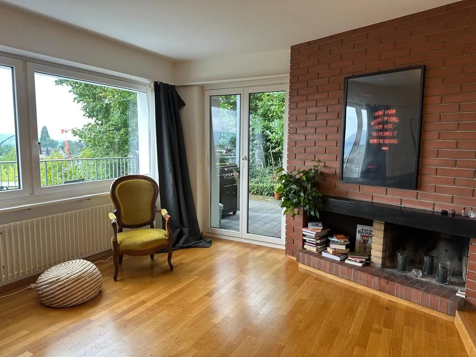 Charmante 1.5 Zi Wohnung mit Weitaussicht in Kilchberg