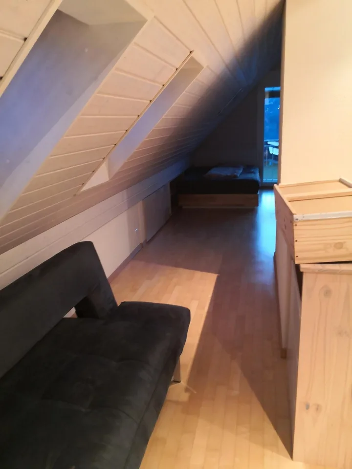 WG-Zimmer, aber mehr eine Einliegerwohnung, das ganze Haus kann/soll mitgenutzt werden