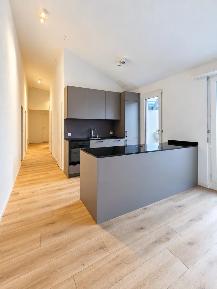 Appartement lumineux 4.5 pièces avec cheminée & plafonds hauts de jusqu'à 4m