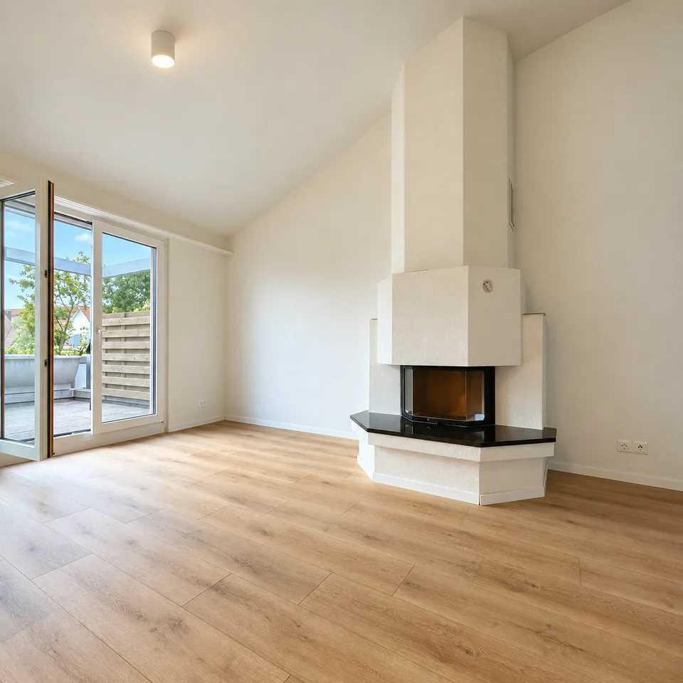 Appartement lumineux 4.5 pièces avec cheminée & plafonds hauts de jusqu'à 4m