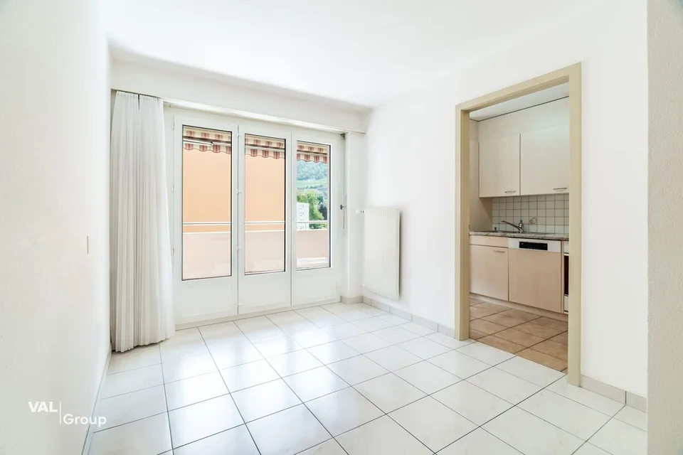 Zentrale 3.5-Zimmer-Wohnung mit Balkon in Visp