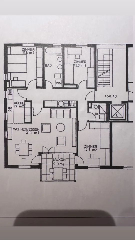 4 1/2 Zimmerwohnung in ruhiger Lage