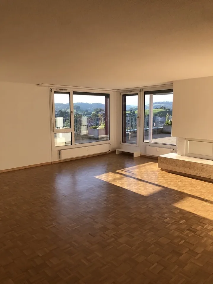 Appartement en attique avec vue sur les montagnes dans la vallée de Lutertal