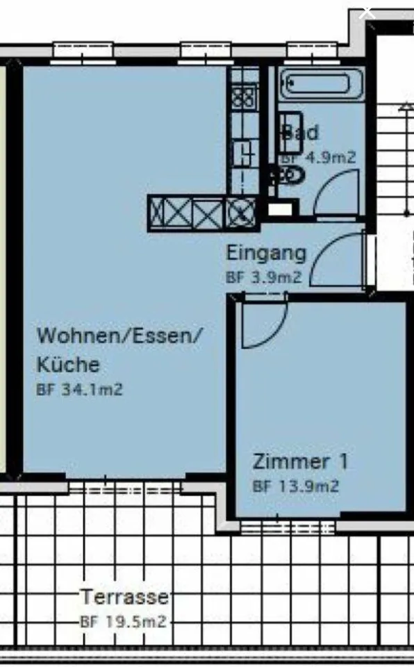 Bahnstrasse 2, 8603 Schwerzenbach - CHF 2’081 inkl. NK pro Monat