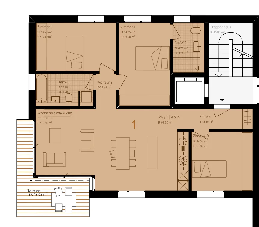 Nachmieter gesucht! Top 4.5 Zimmer Gartenwohnung