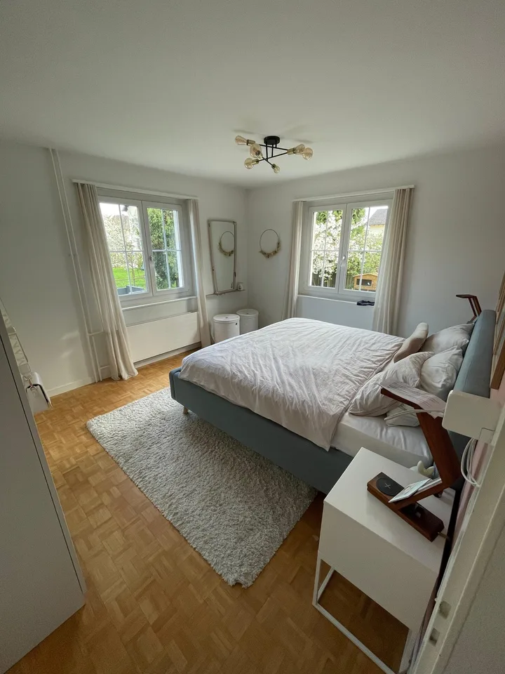 Helle 4-Zimmer-Wohnung mit grossem Garten an ruhiger Lage