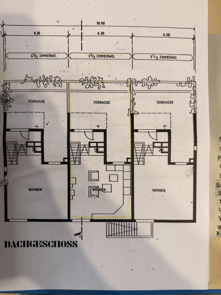Charmante 2.5-Zimmer-Maisonette mit 30 m² Dachterrasse und Cheminée in Berikon
