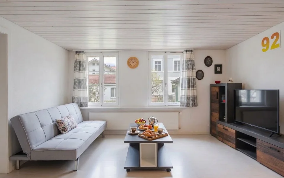 Möblierte 3-Zimmer-Wohnung in Unterseen (ab 1. Oktober)