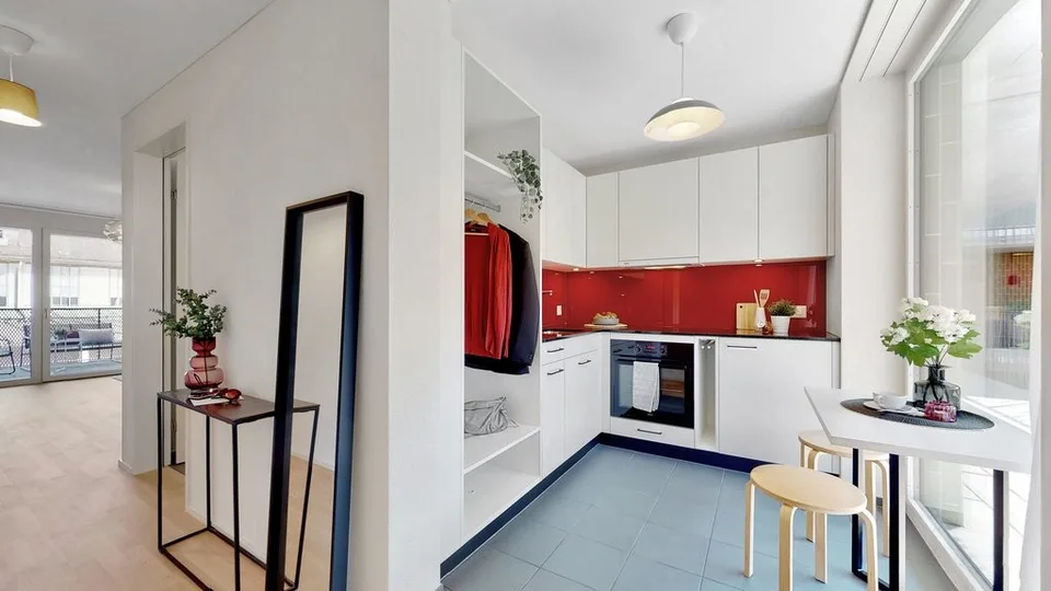 Kleine, urbane Wohnung im Saurer-Werk 2