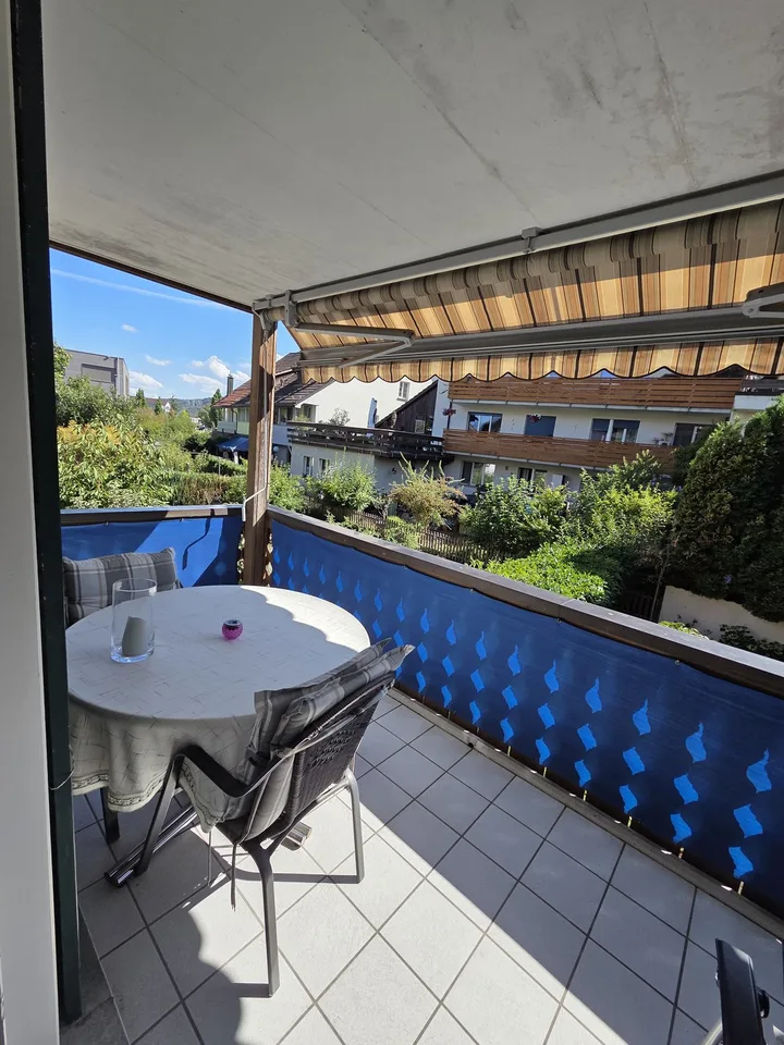 Charmante 2-Zimmer-Wohnung mit grossem Balkon in Bad Zurzach