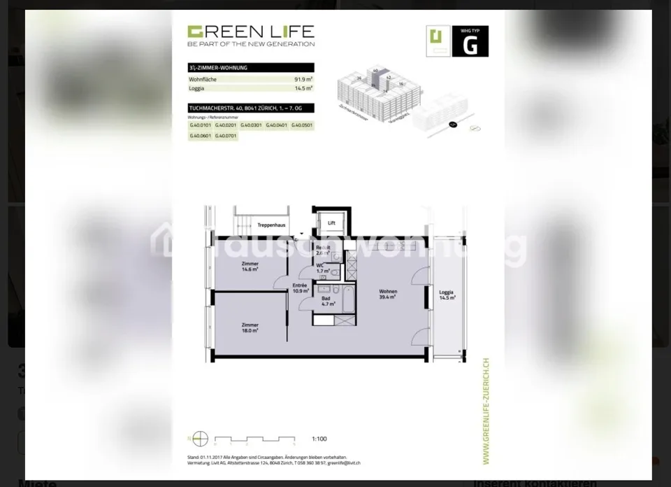 Neubau Greencity: In der City zuhause, im Grünen daheim