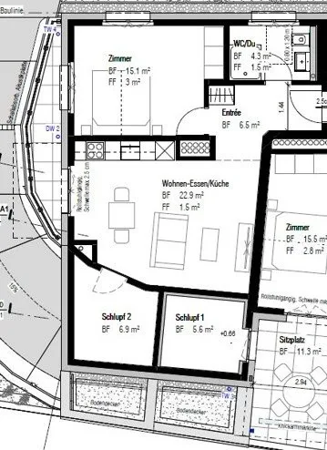 Grosszügige 2.5-Zimmerwohnung nahe Uni Irchel & Tierspital – foto 2 di 4
