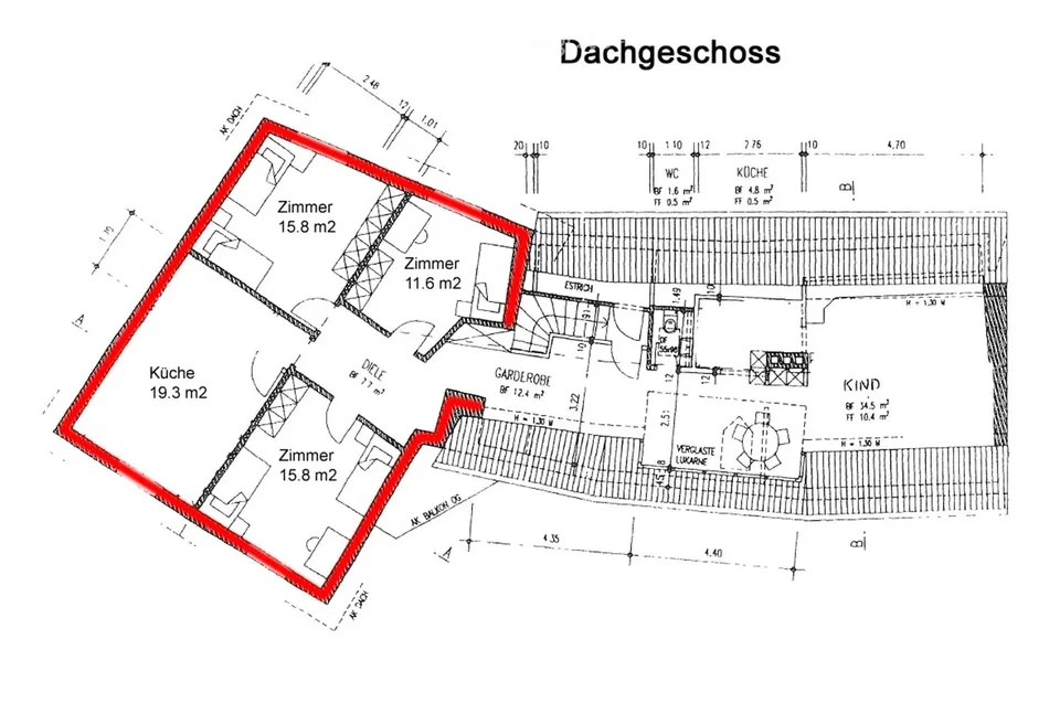 5.5-Zimmer-Altbauwohnung