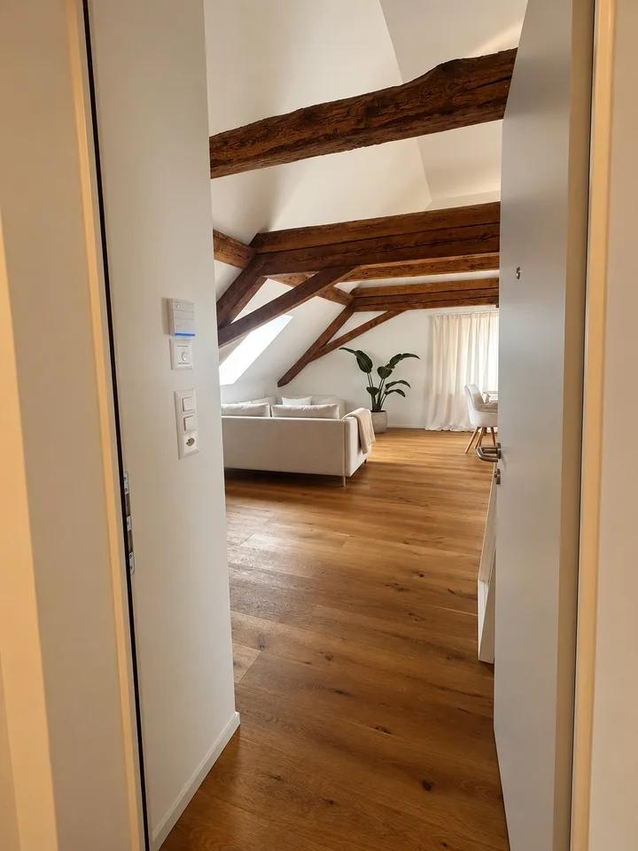 Incantevole appartamento mansardato 2 locali a Erlinsbach