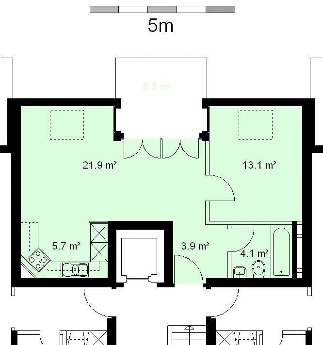 Moderne, zentral gelegene Wohnung