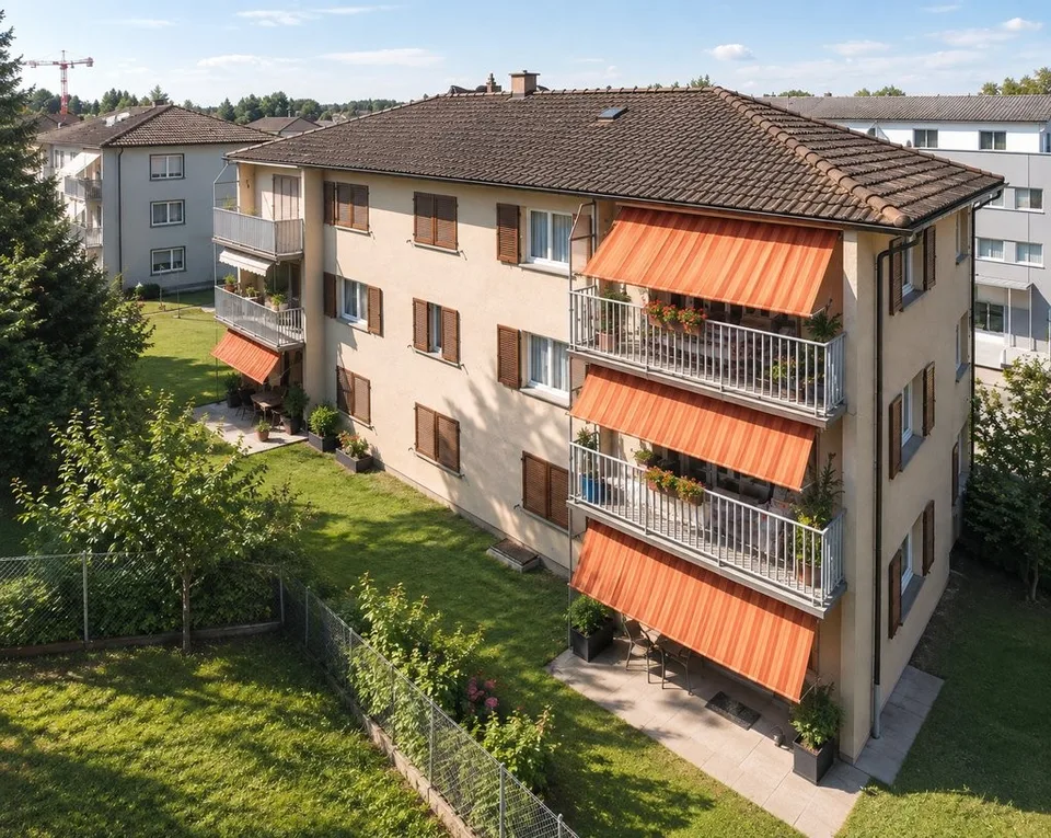 gemütliche 4.5 Zimmer-Wohnung mit Balkon