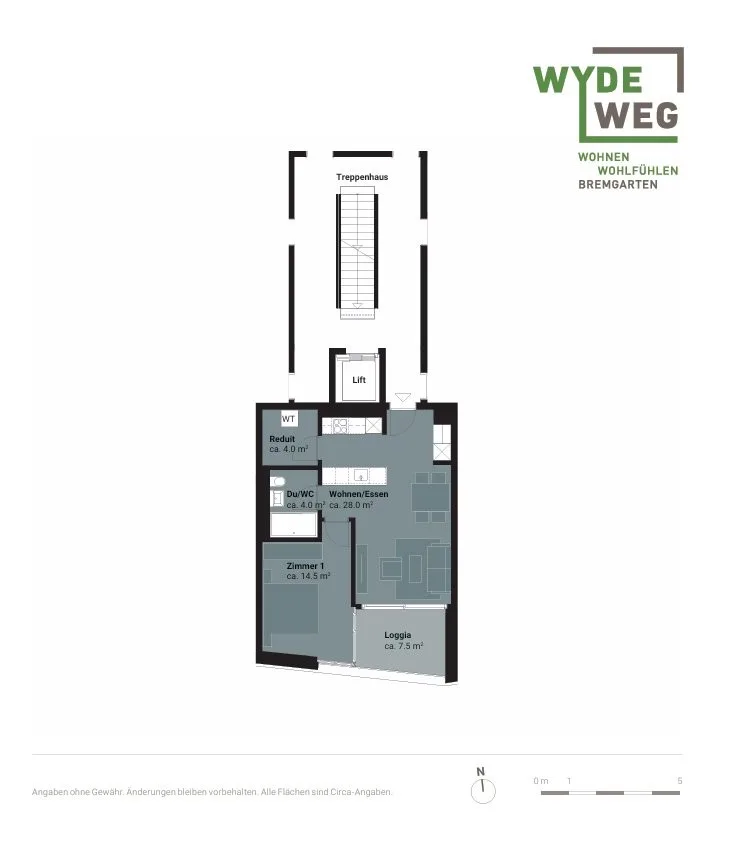 Ihre moderne 2.5 Zimmerwohnung in Bremgarten