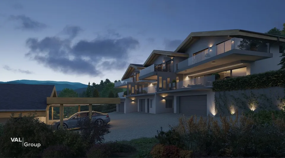 3.5 pièces neuf avec grand balcon dans une villa de deux unités – Foto 5 von 10