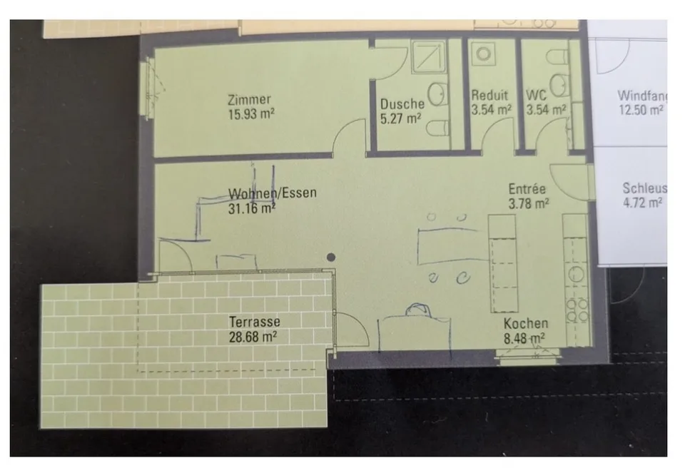 Nachmieter/in für wunderschöne 2.5-Zimmer-Wohnung im EG gesucht