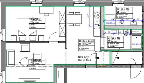 Grosszügige 2.5-Zimmer-Wohnung an der Aare zu vermieten