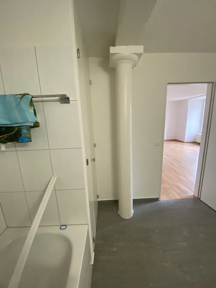Grosse 2.5-Zimmerwohnung mit Industriecharme in ehemaliger Spinnerei – ab 16.10.2026 zu vermieten