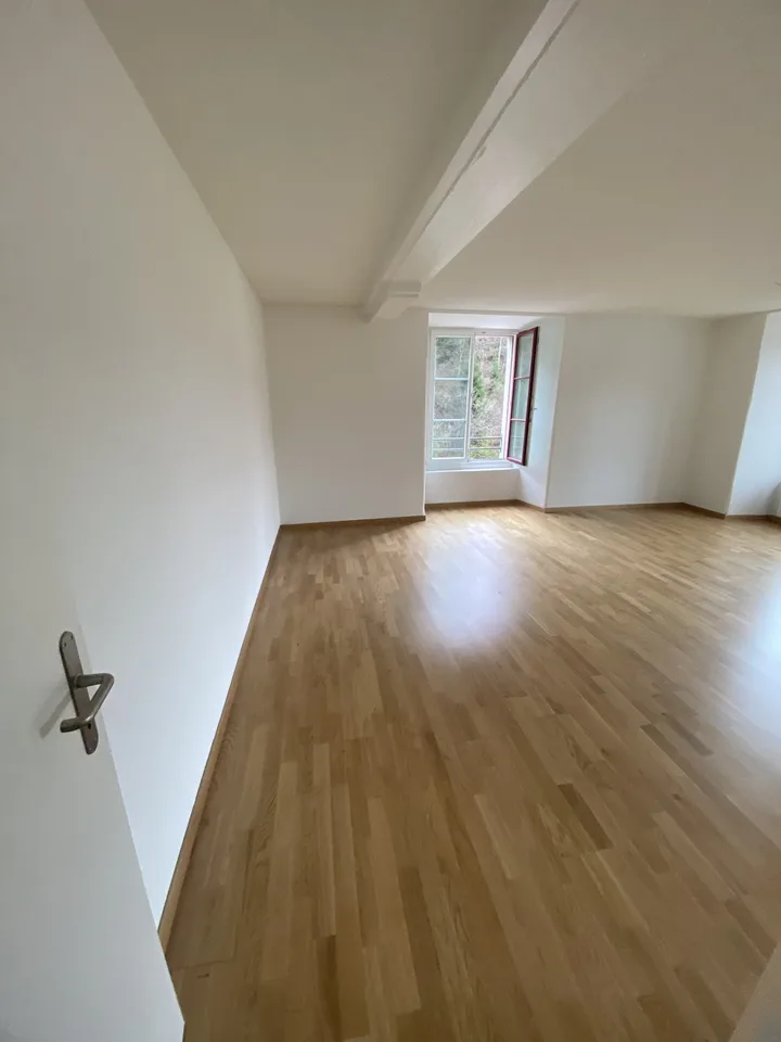 Grosse 2.5-Zimmerwohnung mit Industriecharme in ehemaliger Spinnerei – ab 16.10.2026 zu vermieten