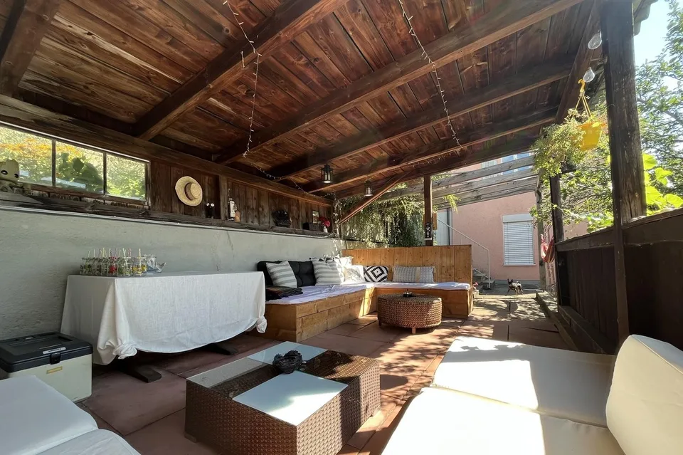 4½-Zimmer-Wohnung mit Garten, Terrasse und Aareblick