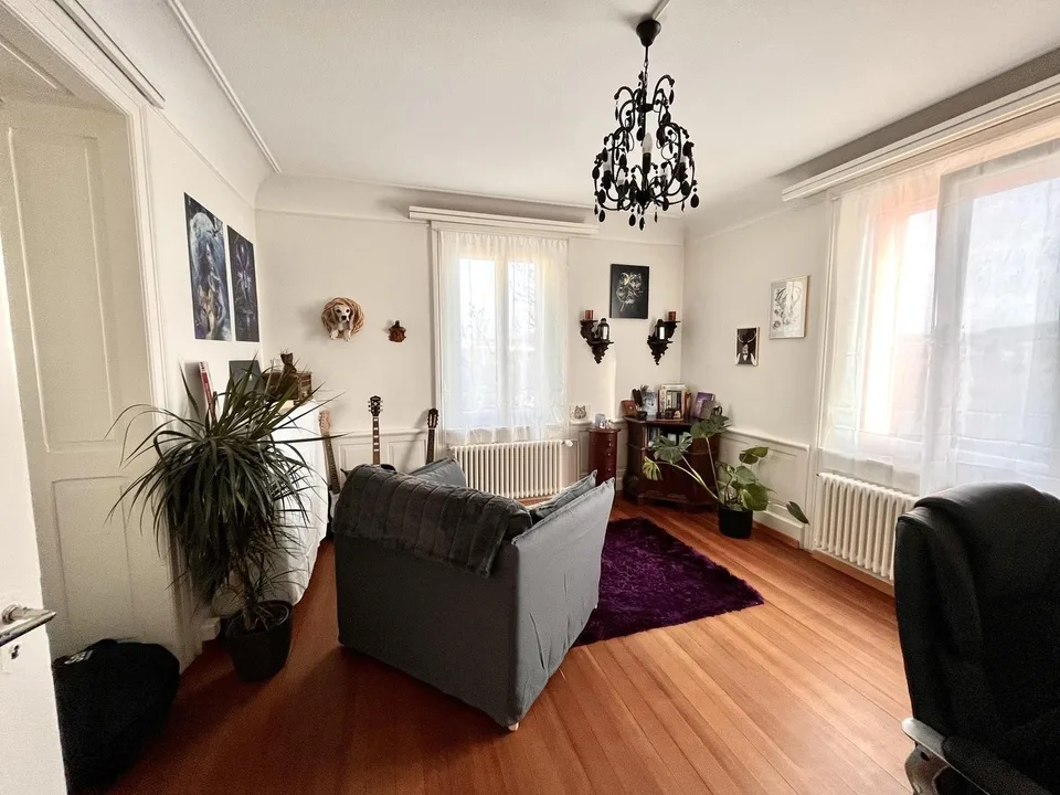 4½-Zimmer-Wohnung mit Garten, Terrasse und Aareblick