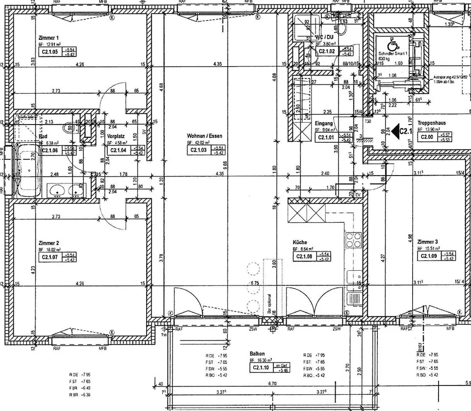 Grosszügige 4.5-Zimmer-Wohnung mit Balkon & Tiefgaragenplatz in Lenzburg